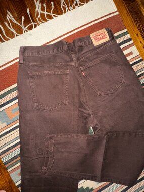 Levi’s 501 Brown Straight Leg Jeans W32 L30 Water<Less Denim